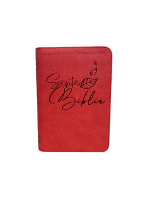 Biblia Reina Valera 1960 Rojo Hojas, Canto Dorado