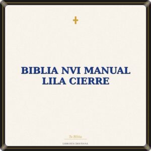BIBLIA NVI MANUAL LILA CIERRE