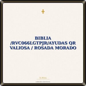 Biblia /RVC066LGTPJR/Ayudas QR Valiosa / Rosada Morado