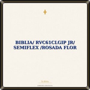 Biblia/ RVC61cLGiP JR/ Semiflex /Rosada Flor