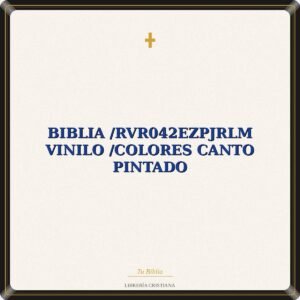 Biblia /RVR042eZPJRLM Vinilo /Colores Canto Pintado