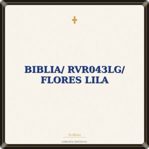 Biblia/ RVR043LG/ Flores Lila