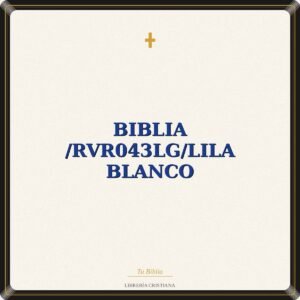 Biblia /RVR043LG/Lila Blanco