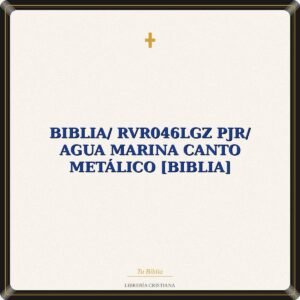 Biblia/ RVR046LGZ PJR/ Agua Marina Canto Metálico [Biblia]