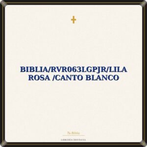 Biblia/RVR063LGPJR/Lila Rosa /Canto Blanco