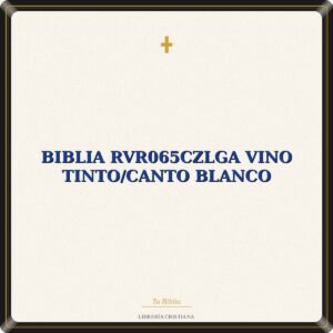 Biblia RVR065cZLGa Vino Tinto/Canto Blanco
