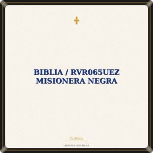 Biblia / RVR065ueZ Misionera Negra