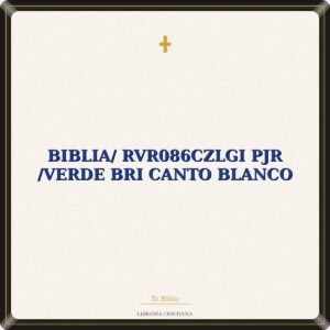 Biblia/ RVR086cZLGi PJR /Verde Bri Canto Blanco