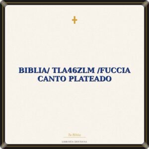 Biblia/ TLA46ZLM /Fuccia Canto Plateado