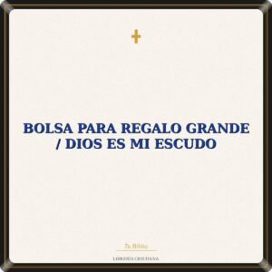 Bolsa Para Regalo Grande / Dios Es Mi Escudo