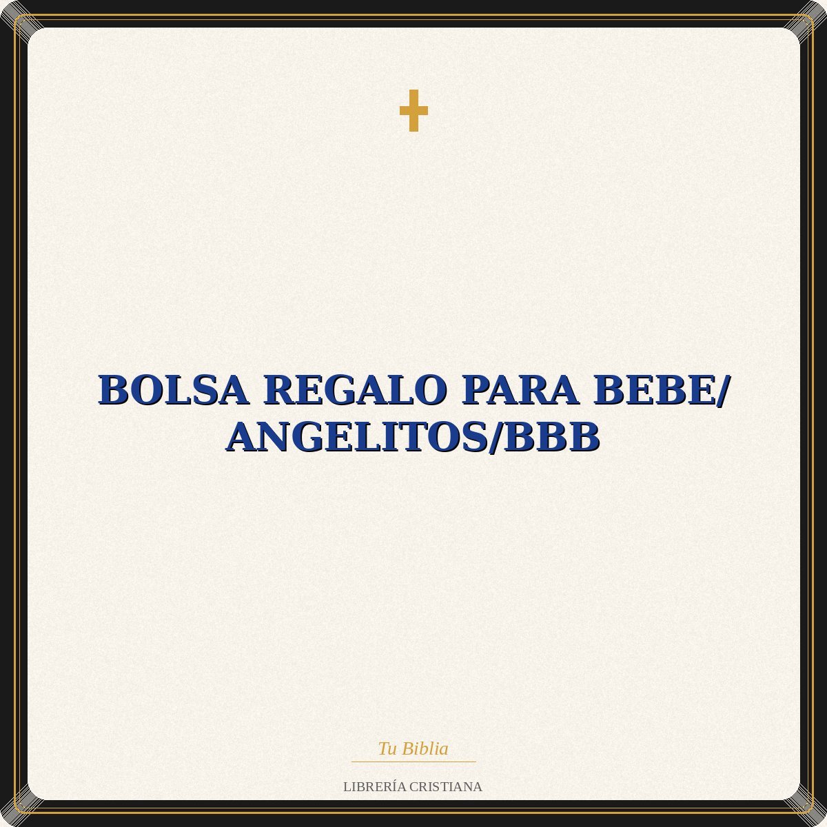 Bolsa Regalo Para Bebe/ Angelitos/BBB 1 Bolsa Regalo Para Bebe/ Angelitos/BBB