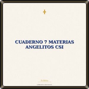 Cuaderno 7 Materias Angelitos CSI