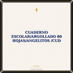 Cuaderno Escolar/Argollado 80 Hojas/Angelitos /CUD