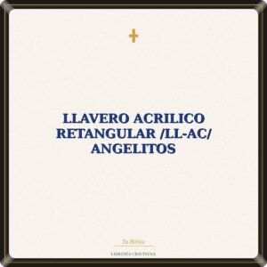 Llavero Acrilico Retangular /LL-AC/ Angelitos