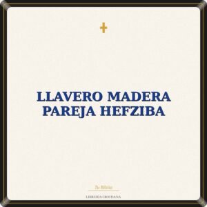 Llavero Madera Pareja Hefziba