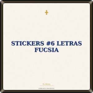 Stickers #6 Letras Fucsia