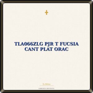 TLA066ZLG PJR T FUCSIA CANT PLAT ORAC