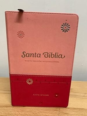 BIBLIA NVI TAMAÑO DUO TONO ROSADA CIERRE 11 PTS
