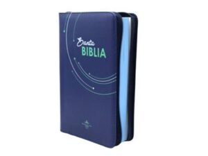RVR60 Biblia 065 LG Azul Oscuro Cierre SBC
