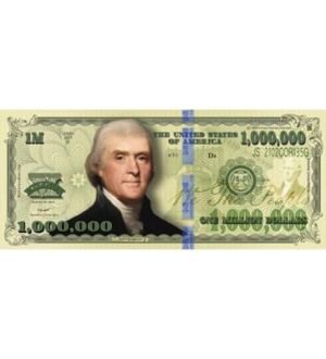Tratado Billete Un Millón De Dólares x 50 Unds