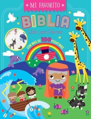 Libro, Biblia – libro para colorear y pegatinas – Portavoz Kids