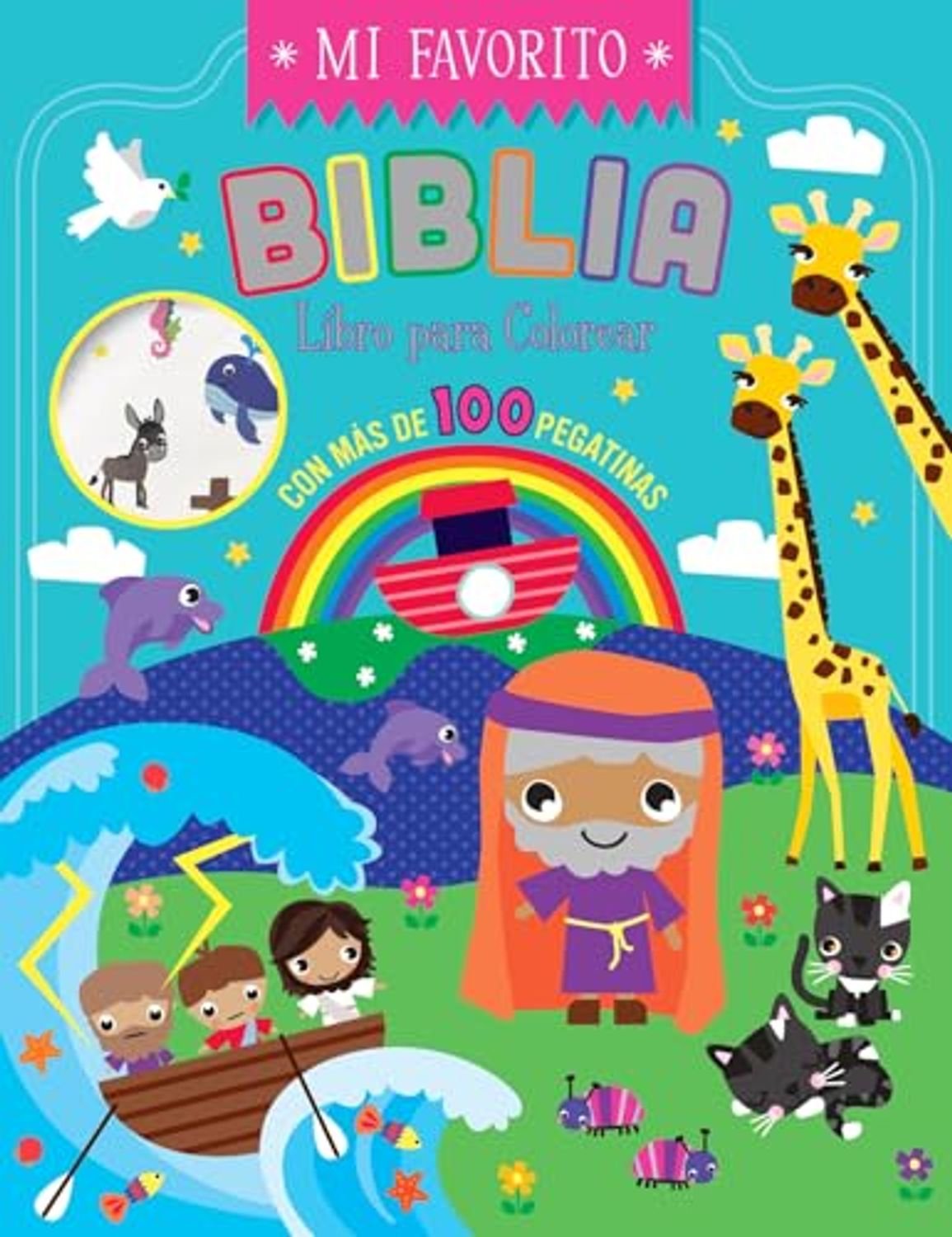 Libro, Biblia - libro para colorear y pegatinas – Portavoz Kids 1 Libro, Biblia – libro para colorear y pegatinas – Portavoz Kids