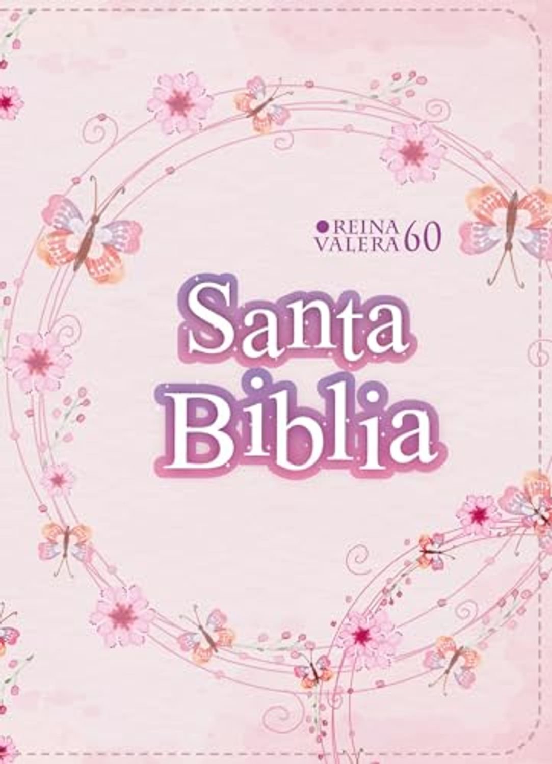 Biblia RVR 1960 Compacta Símil Piel Juvenil Mariposa Palo Rosa 1 Biblia RVR 1960 Compacta Símil Piel Juvenil Mariposa Palo Rosa