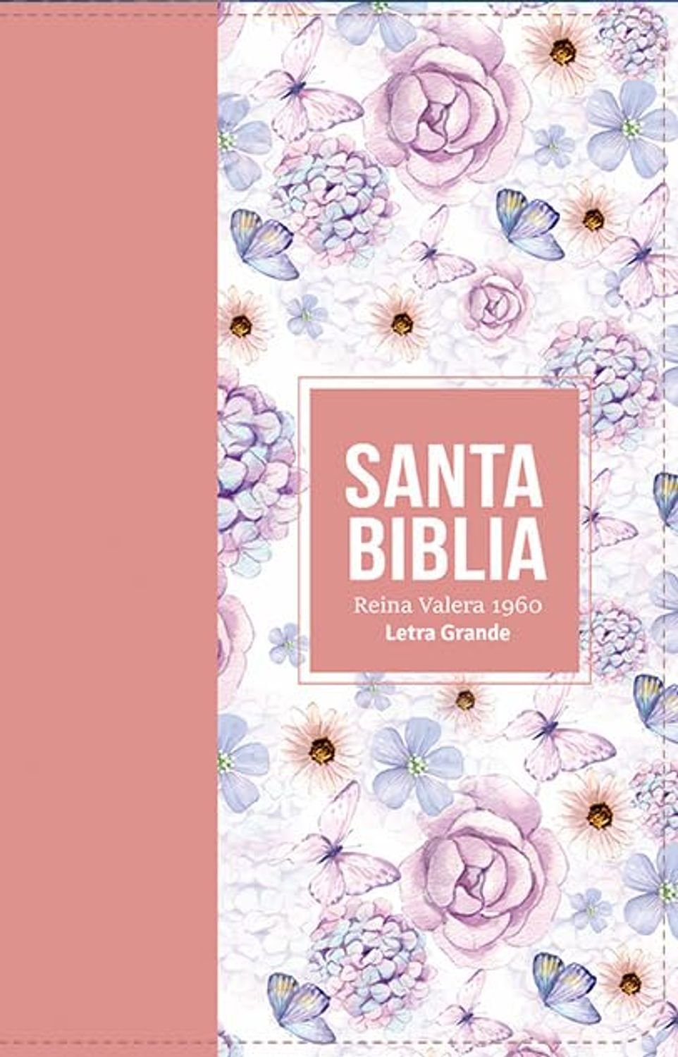 Biblia RVR 1960 Letra Grande Tamaño Manual Símil Piel Rosa Claro 1 Biblia RVR 1960 Letra Grande Tamaño Manual Símil Piel Rosa Claro
