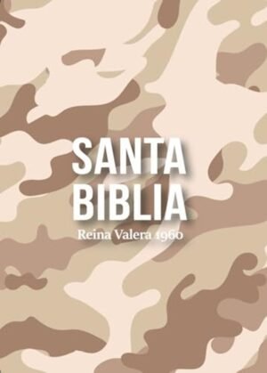Biblia RVR 1960 Compacta Símil Piel Camuflaje Desierto