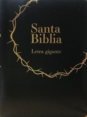 Biblia RVR60 085 Letra Gigante Negroo canto dorado
