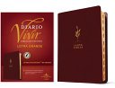 Biblia RVR 1960 de Estudio del Diario Vivir Letra Grande Símil Piel Vino Tinto Índice Letra Roja