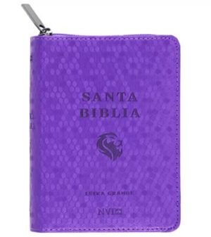 Biblia Panal, Color Violeta Zipper, Nvi