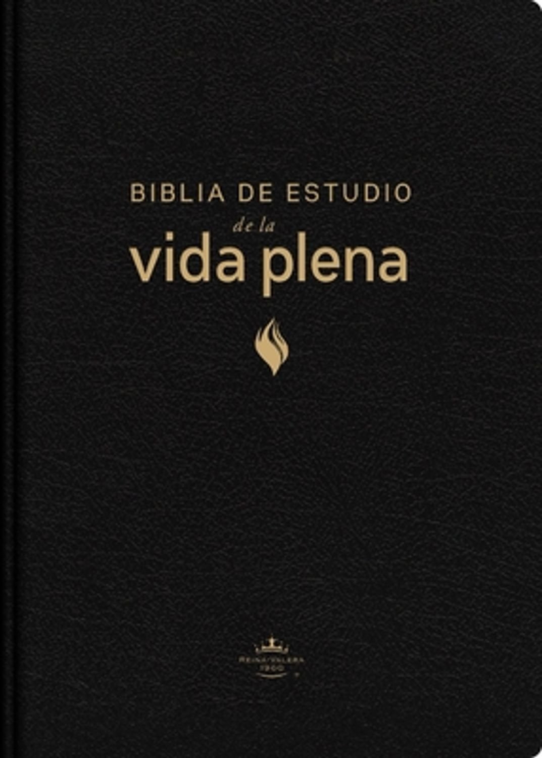 Biblia RVR 1960 de Estudio de la Vida Plena Piel Fabricada Negro con Índice 1 Biblia RVR 1960 de Estudio de la Vida Plena Piel Fabricada Negro con Índice