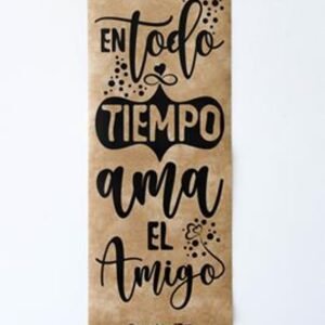 Pergamino Biblico Artesanal/ En Todo Tiempo