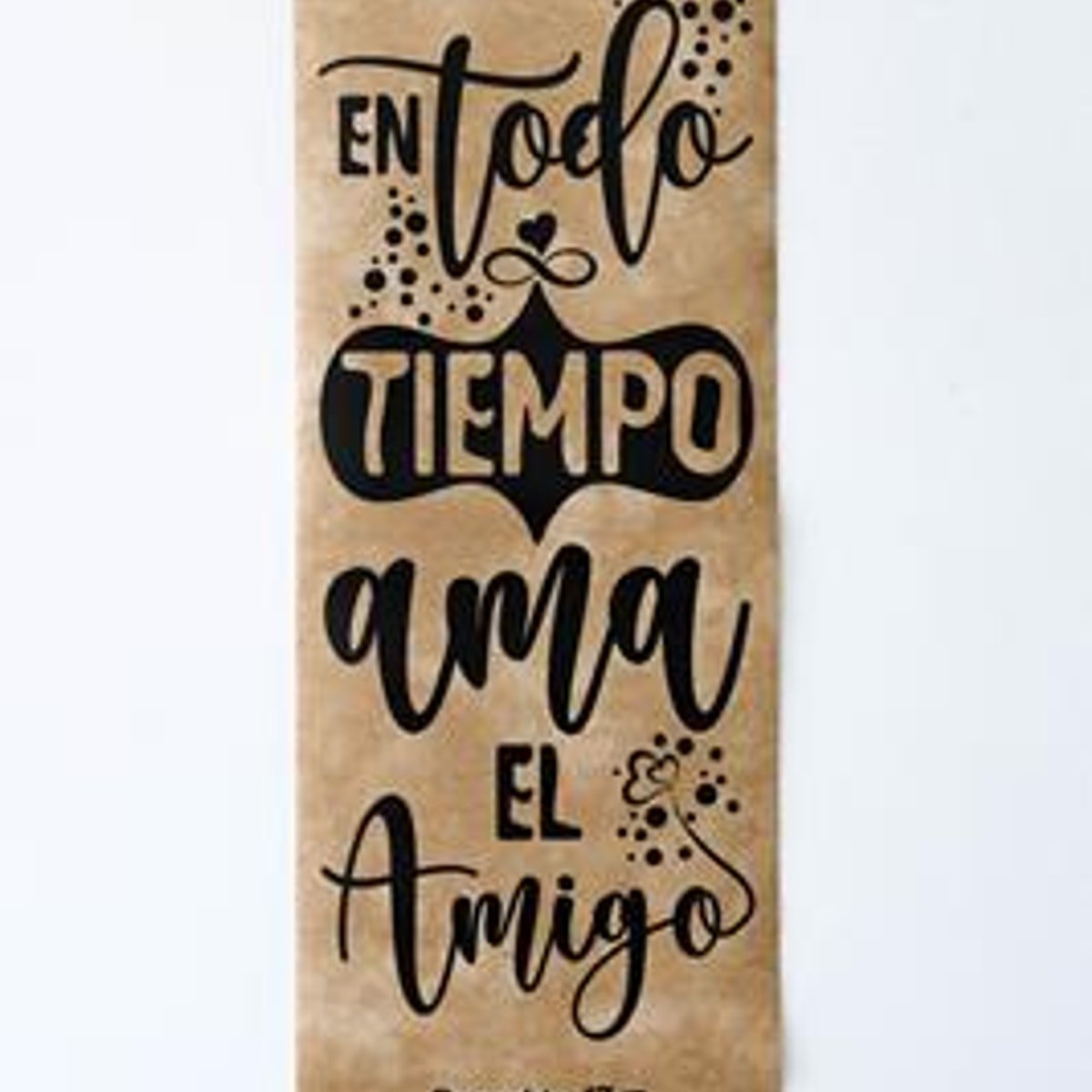 Pergamino Biblico Artesanal/ En Todo Tiempo 1 Pergamino Biblico Artesanal/ En Todo Tiempo