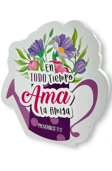 Plaqué Grande Regadera En Todo Tiempo Ama