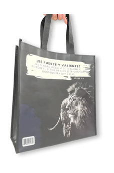 Bolsa Tote Bag Grande Sé Fuerte y Valiente