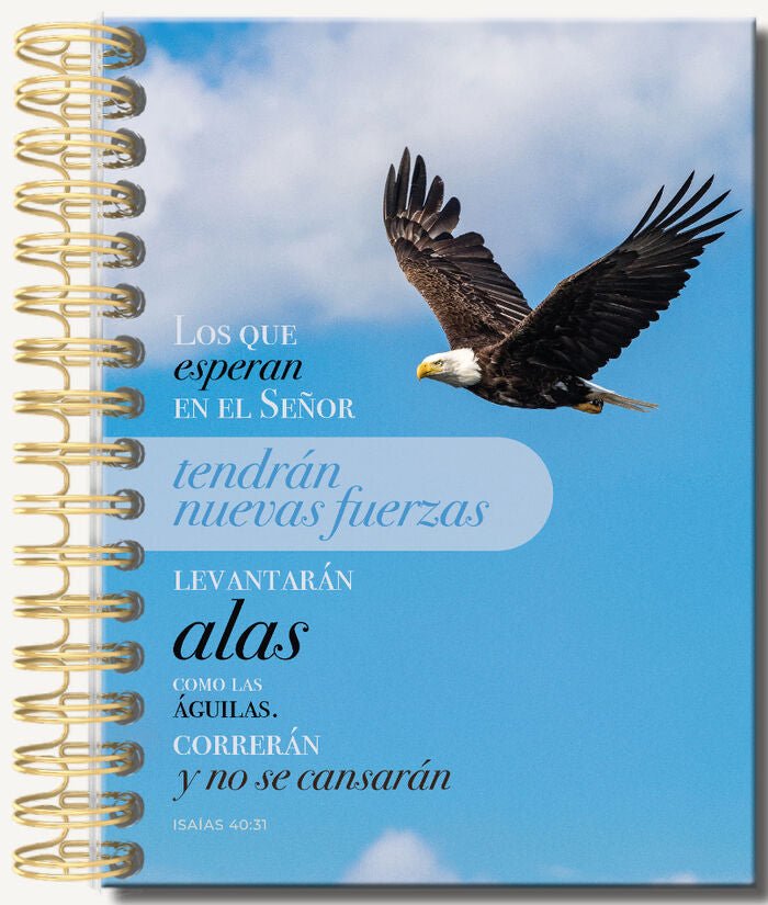 Libreta de Anillas con Elásico Los que Esperan el Señor 1 Libreta de Anillas con Elásico Los que Esperan el Señor