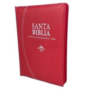 Biblia letra super gigante roja
