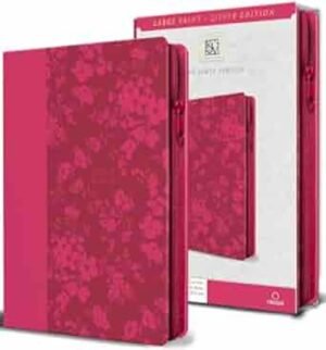 Biblia KJV Holy Bible/ Ingles/ Fucsia Ciere/ Imitacion