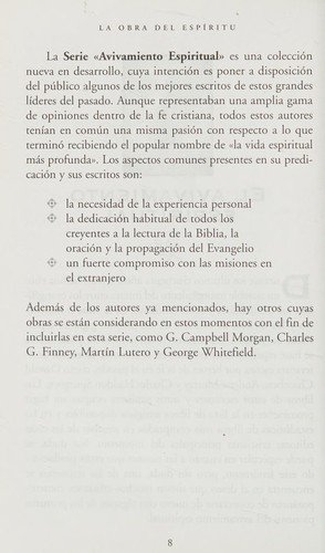 Obra Del Espiritu
