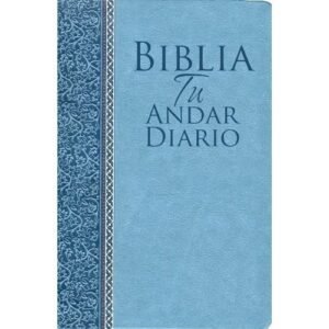 Biblia Tu Andar Diario/RVR/Piel Especial/Indice/Aguamarina