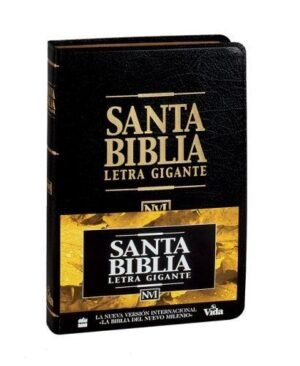 NVI Biblia Letra gigante. Tapa dura. Canto dorado