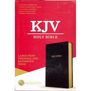 Biblia KJV/Letra Grande/Negro/Ingles