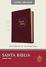 Biblia RVR 1960 Referencia Ultrafina Letra Grande Palabras de Jesús en Rojo Símil Piel Ciruela Índice
