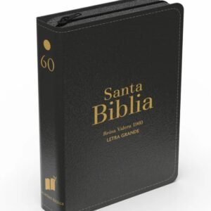 RV60 Biblia Letra Súper Gigante marrón, símil piel con índice y solapa con imán/BH