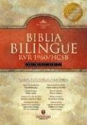 Biblia Bilingue/RVR-HCSB/Imitacion Piel/Indice/Negro