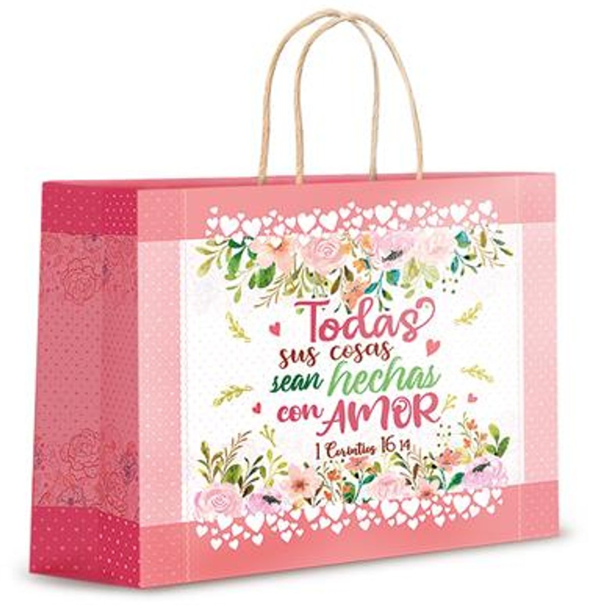 Bolsa Para Regalo Grande / Hechas Con Amor 1 Bolsa Para Regalo Grande / Hechas Con Amor