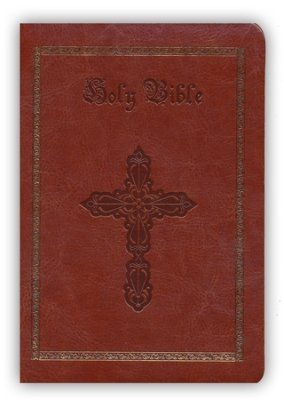 Biblia compacta Brown simulated
