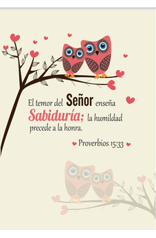 Sabiduría Proverbios 15:33 Diario